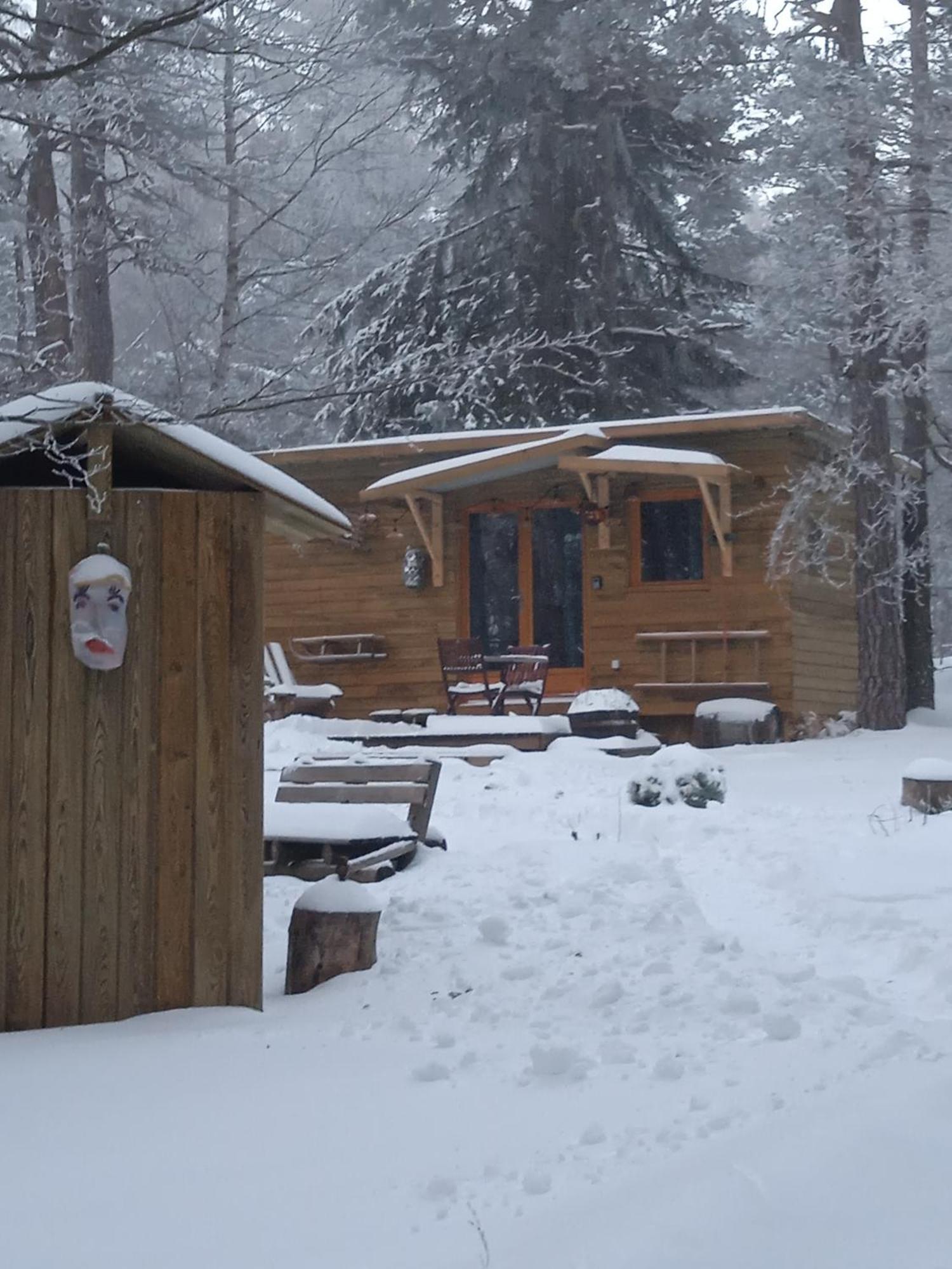 Chalet Hibou 1 Couchage En 140 Domaine De La Mamounette Champclause Buitenkant foto