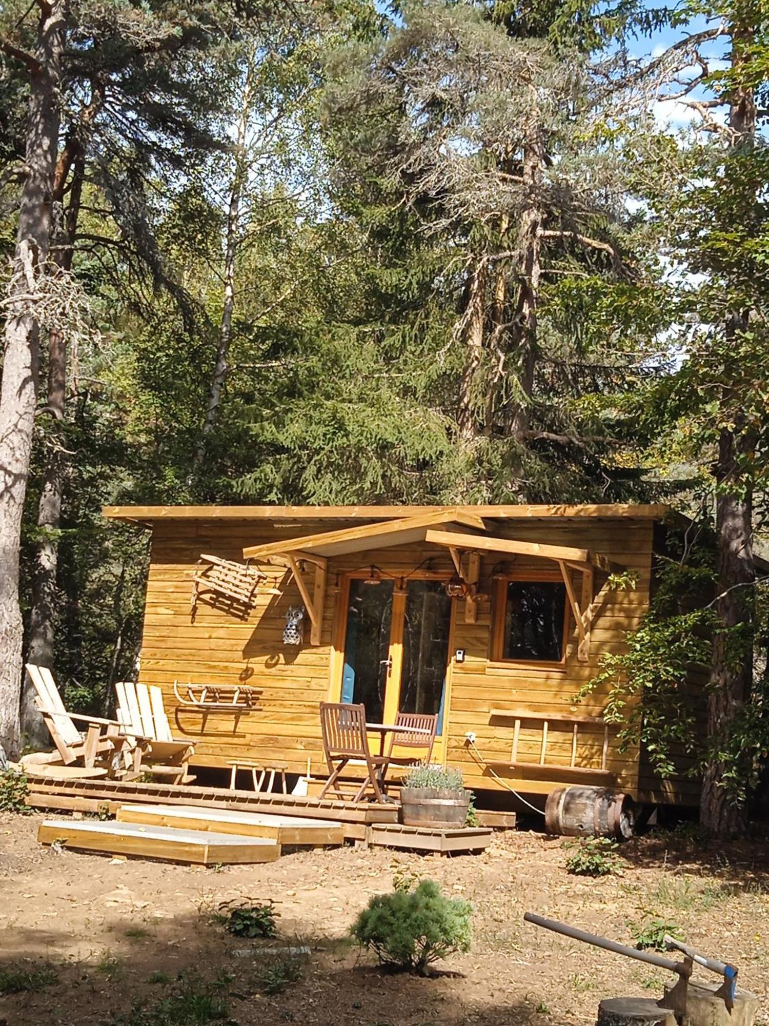 Chalet Hibou 1 Couchage En 140 Domaine De La Mamounette Champclause Buitenkant foto